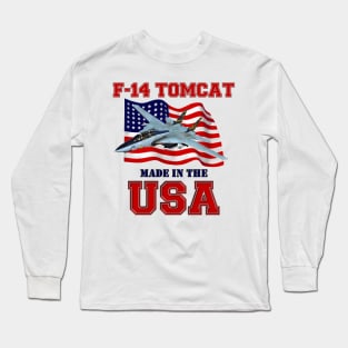 F-14 Tomcat Made in the USA Long Sleeve T-Shirt